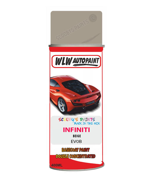 Infiniti Beige Aerosol Spray Paint Code Ev0B Basecoat Aerosol Spray Paint