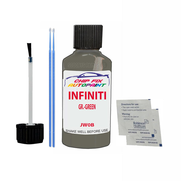 Infiniti G20 Gr.-Green Touch Up Paint Code Jw0B