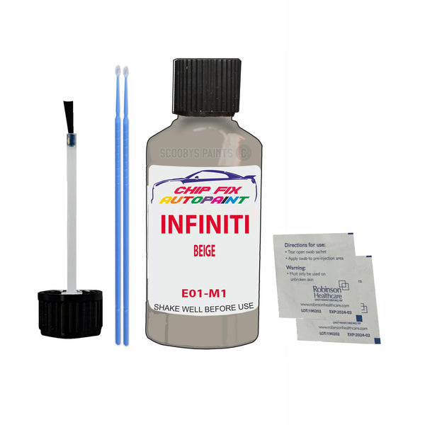 Infiniti Q45 Beige Touch Up Paint Code E01-M1