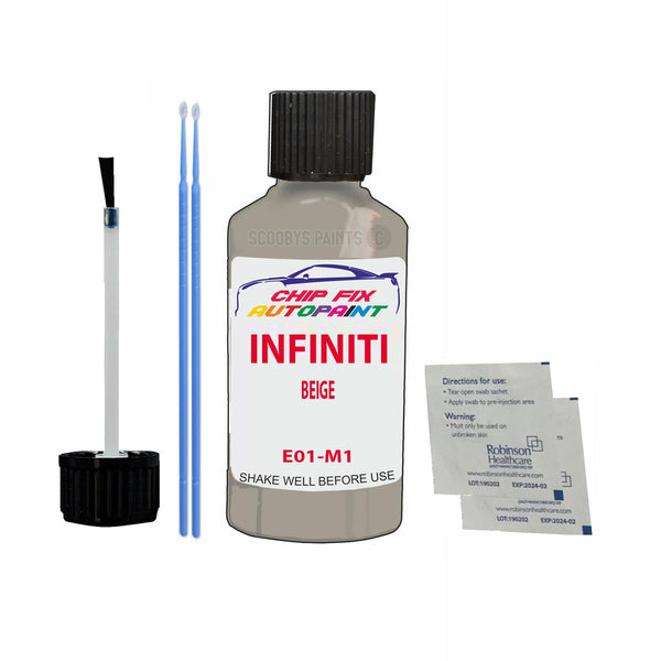Infiniti G35 Beige Touch Up Paint Code E01-M1