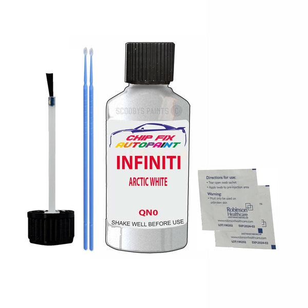 Infiniti Infiniti Arctic White Touch Up Paint Code Qn0