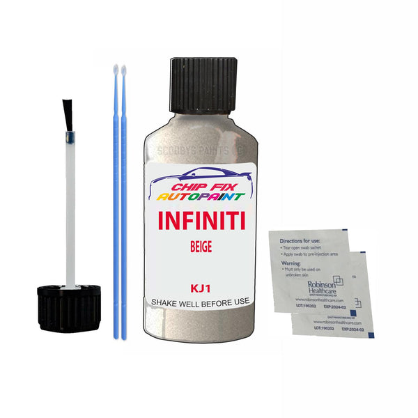 Infiniti Infiniti Beige Touch Up Paint Code Kj1