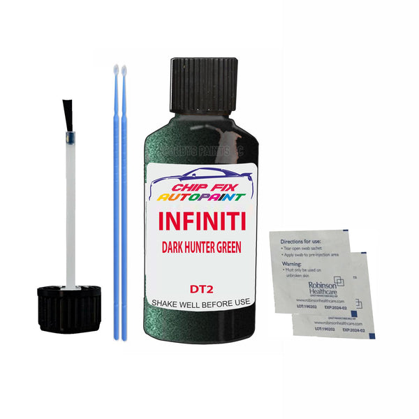 Infiniti Infiniti Dark Hunter Green Touch Up Paint Code Dt2