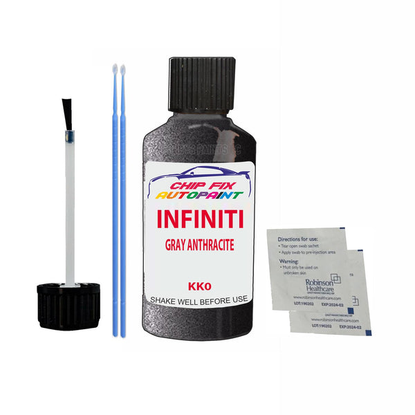 Infiniti Infiniti Gray Anthracite Touch Up Paint Code Kk0