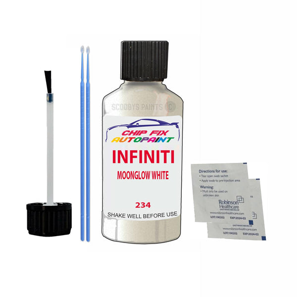 Infiniti Infiniti Moonglow White Touch Up Paint Code 234