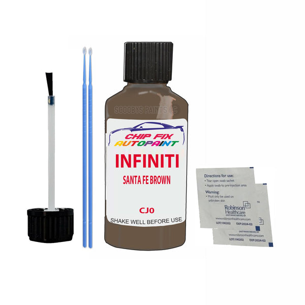 Infiniti All Models Santa Fe Brown Touch Up Paint Code Cj0