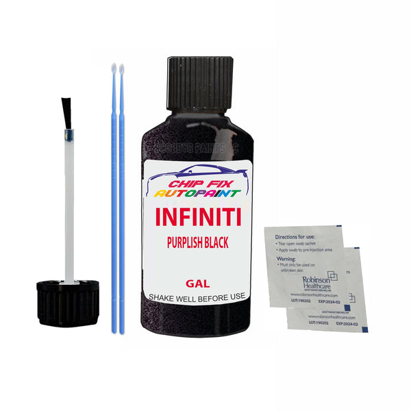 Infiniti All Models Purplish Black Touch Up Paint Code Gal