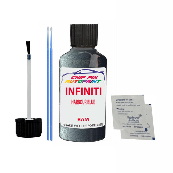 Infiniti All Models Harbour Blue Touch Up Paint Code Ram