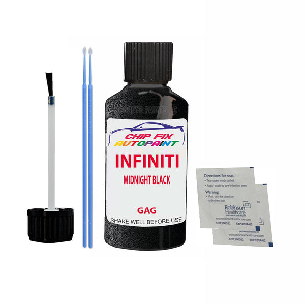 Infiniti All Models Midnight Black Touch Up Paint Code Gag