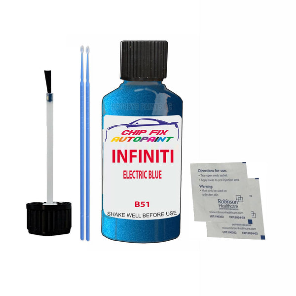 Infiniti Q60 Electric Blue Touch Up Paint Code B51