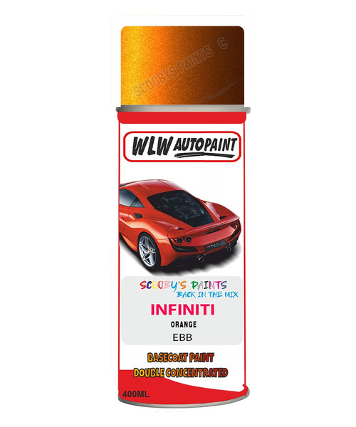 Infiniti Orange Aerosol Spray Paint Code Ebb Basecoat Aerosol Spray Paint
