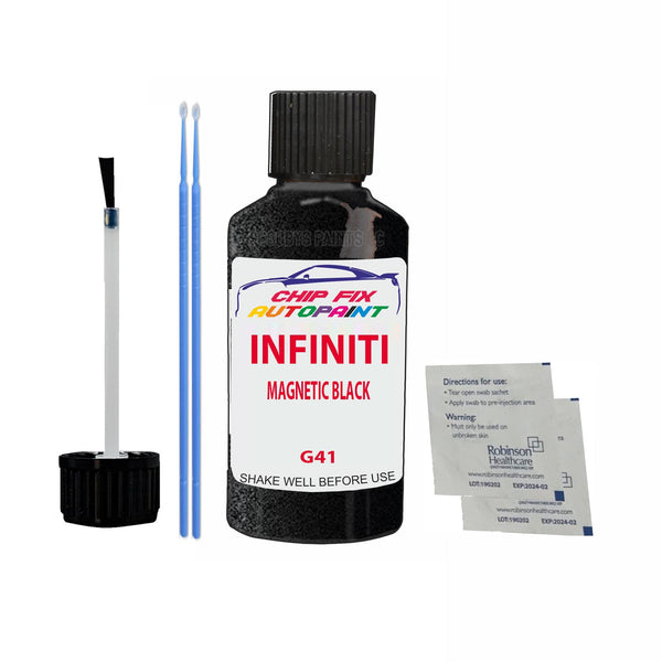 Infiniti All Models Magnetic Black Touch Up Paint Code G41