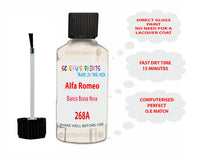 Alfa Romeo Bianco Bossa Nova Paint Code 268A