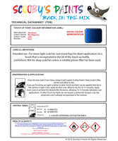 Instructions for use Alfa Romeo Blue Magnetico Car Paint