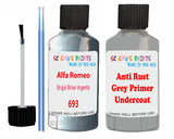 Alfa Romeo Grigio Silver Argento Car Paint