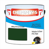 Denny's Plastic Paint For Outdoor Furniture Colour- Alloy Circuit Green - Weatherproof Uv-Safe Scuffproof