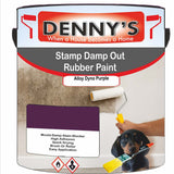 Denny's Waterpoof Paint For Stamp Out Damp Colour- Alloy Dyno Purple - Damp-Block Mould-Safe Breathable