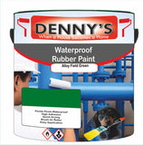 Denny's Waterpoof Paint For Pools Colour- Alloy Field Green - Water-Seal Chlorine-Tough Anti-Slip