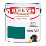 Denny's Wood Paint For Decking Colour- Alloy Lawn Green - Anti-Slip Weatherproof Durable