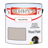 Denny's Wood Paint For Decking Colour- Alloy Lead Grey - Anti-Slip Weatherproof Durable