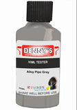 Denny's Floor Paint For Garages Colour- Alloy Pipe Grey - Oilproof Tyre-Tough Hardwearing