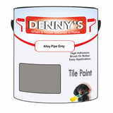Denny's Tile Paint For Commercial Areas Colour- Alloy Pipe Grey - High-Traffic Durable Easy-Clean