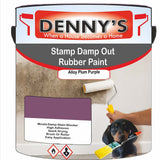 Denny's Waterpoof Paint For Stamp Out Damp Colour- Alloy Plum Purple - Damp-Block Mould-Safe Breathable