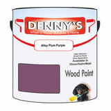 Denny's Wood Paint For Decking Colour- Alloy Plum Purple - Anti-Slip Weatherproof Durable