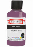 Denny's Floor Paint For Garages Colour- Alloy Plum Purple - Oilproof Tyre-Tough Hardwearing
