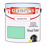 Denny's Wood Paint For Decking Colour- Alloy Retro Green - Anti-Slip Weatherproof Durable