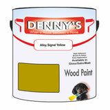 Denny's Wood Paint For Decking Colour- Alloy Signal Yellow - Anti-Slip Weatherproof Durable
