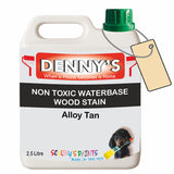 Denny's Stain Paint For Sheds Colour- Alloy Tan - Weatherproof Uv-Safe Nourish