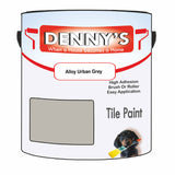 Denny's Tile Paint For Commercial Areas Colour- Alloy Urban Grey - High-Traffic Durable Easy-Clean