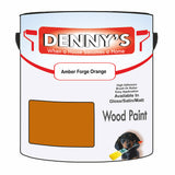 Denny's Wood Paint For Decking Colour- Amber Forge Orange - Anti-Slip Weatherproof Durable