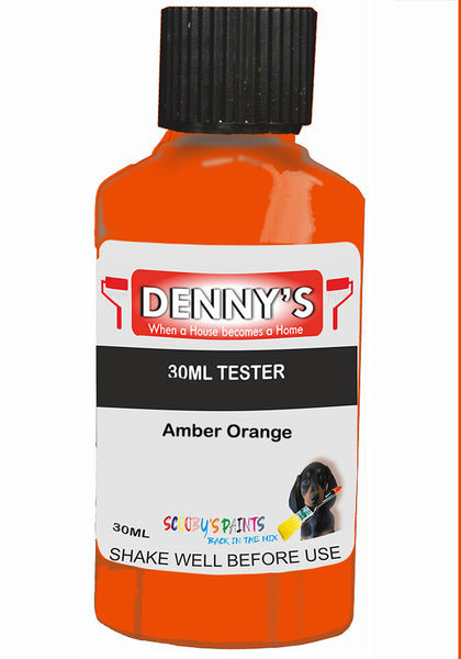 Denny's Chalk Paint For Furniture Colour- Ember Spice Warmth Orange - Matte Scuffproof Refresh
