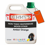 Denny's Stain Paint For Decking Colour- Amber Orange - Anti-Slip Weatherproof Nourish