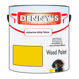 Denny's Wood Paint For Decking Colour- Amberline Utility Yellow - Anti-Slip Weatherproof Durable