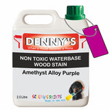 Denny's Stain Paint For Decking Colour- Amethyst Alloy Purple - Anti-Slip Weatherproof Nourish