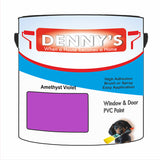 Denny's Plastic Paint For Pvc Colour- Amethyst Violet - Adhesion Tough Colour-Hold