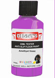 Denny's Floor Paint For Grip Coating Colour- Amethyst Violet - Anti-Slip Hardwearing Safe