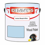 Denny's Wood Paint For Decking Colour- Anchor Blueprint Blue - Anti-Slip Weatherproof Durable