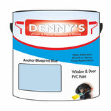 Denny's Plastic Paint For Outdoor Furniture Colour- Anchor Blueprint Blue - Weatherproof Uv-Safe Scuffproof
