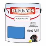 Denny's Wood Paint For Decking Colour- Anchor Harbour Blue - Anti-Slip Weatherproof Durable