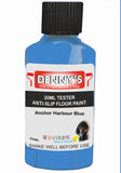 Denny's Floor Paint For Grip Coating Colour- Anchor Harbour Blue - Anti-Slip Hardwearing Safe