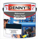 Denny's Waterpoof Paint For Pools Colour- Anchor Marine Blue - Water-Seal Chlorine-Tough Anti-Slip