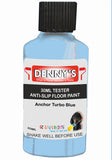 Denny's Floor Paint For Grip Coating Colour- Anchor Turbo Blue - Anti-Slip Hardwearing Safe