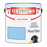 Denny's Wood Paint For Decking Colour- Anchor Turbo Blue - Anti-Slip Weatherproof Durable