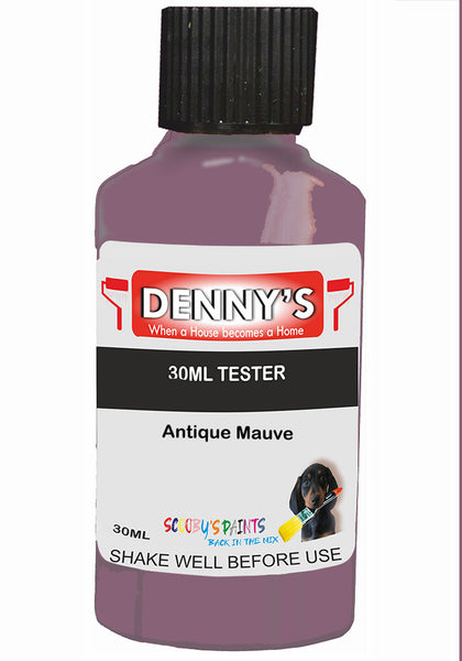 Denny's Chalk Paint For Furniture Colour- Dusty Antique Calm Mauve - Matte Scuffproof Refresh