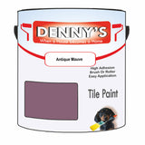 Denny's Tile Paint For Commercial Areas Colour- Antique Mauve - High-Traffic Durable Easy-Clean
