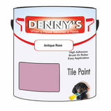 Denny's Tile Paint For Commercial Areas Colour- Antique Rose - High-Traffic Durable Easy-Clean